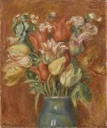 Pierre-Auguste Renoir Bouquet de tulipes France oil painting artist